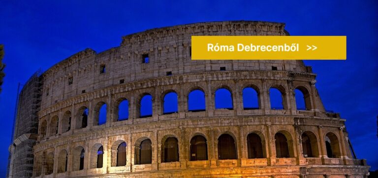 4 napos Róma Debrecenből reggelivel 44.835 Ft/fő-től repülővel szállással