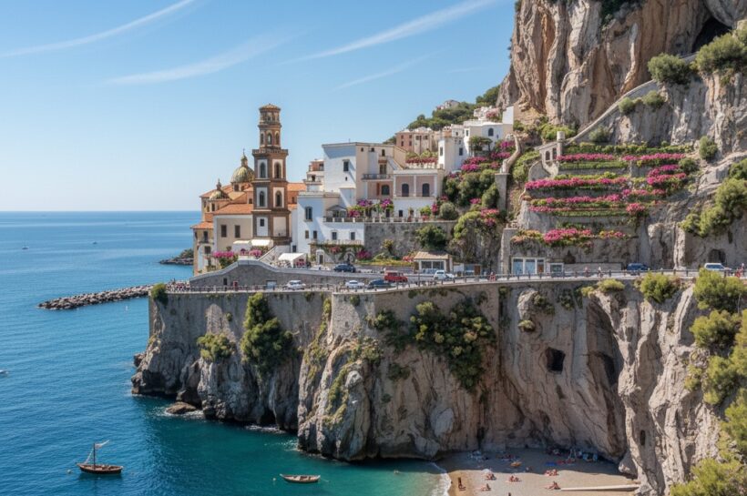 Amalfi-part Salerno utazás