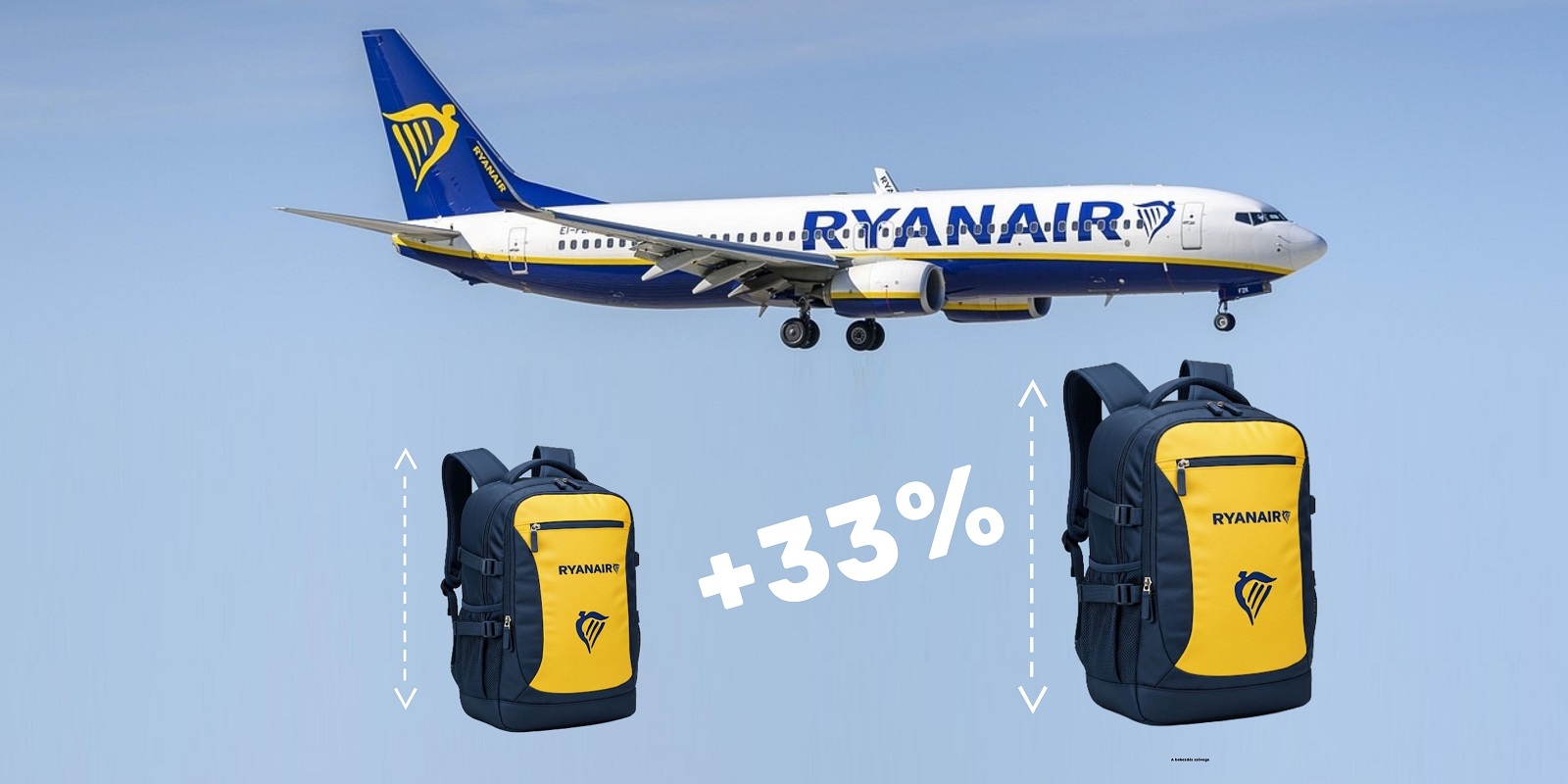 Ryanair új kézipoggyász méret