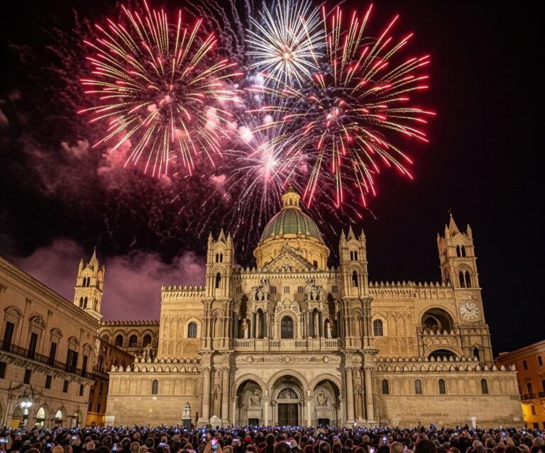 Szilveszter Szicílián Palermoban repülővel