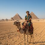 Egyiptomi piramisok Gíza utazás repülővel