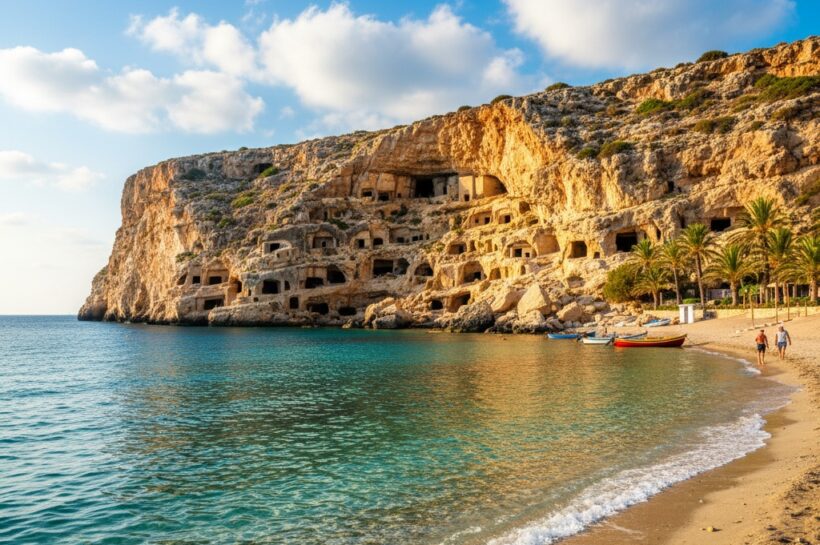 Kelet-Kréta nyaralóhelyek látnivalók strandok Heraklion régióban