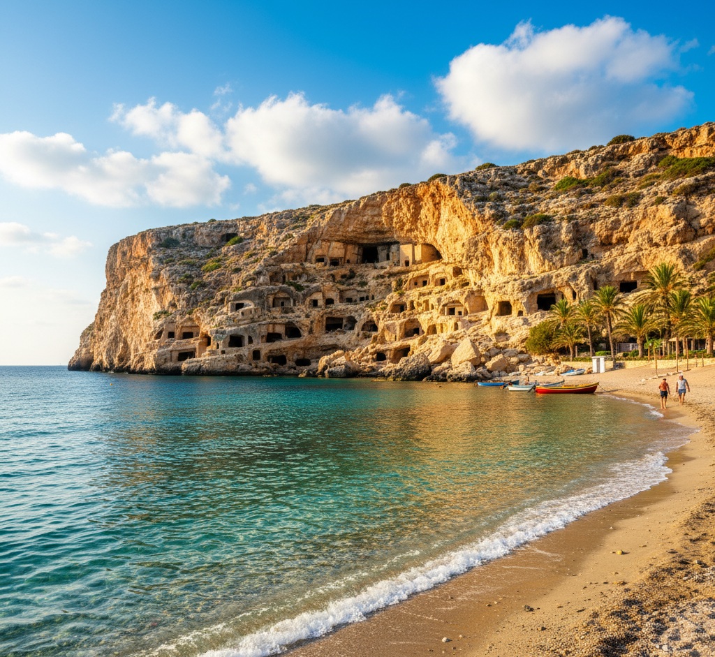 Kelet-Kréta nyaralóhelyek látnivalók strandok Heraklion régióban