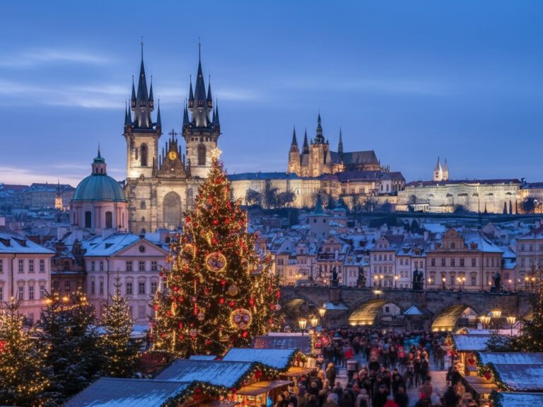 Prága karácsonyi vásár utazás repülővel