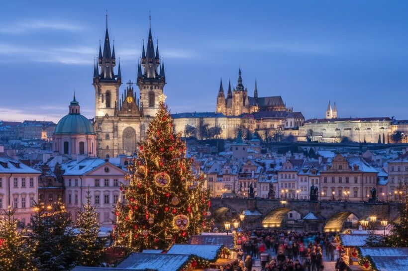 Prága karácsonyi vásár utazás repülővel