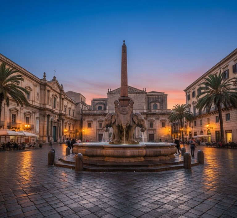 Szicília Catania látnivalók egy nap alatt